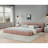 California King Size Upholstered Bed Frame With Thick Fabric-975126950-975126949