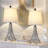 Khrysten 24" Modern Table Lamp Paris Tower Base with 3-Colour Temperature Bedside Table Lamp (Bulbs Included)-1746565979