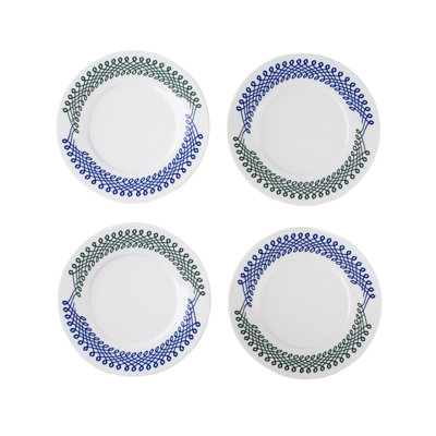 Ribbon Handmade Porcelain Salad/Dessert Plate
