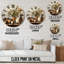 Horloge murale brune-1613995061