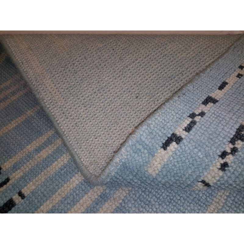 Canvello Hand Made Modern All Over Indo Gabbeh Rug - 6'1'' X 9'1''
