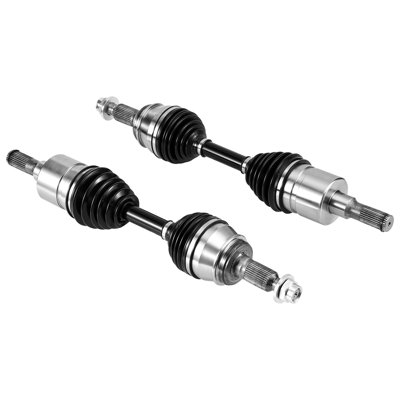 CV Axle Shaft Assembly, 2 Pieces Front Left and Right Side (Driver and Passenger Side), Automotive Replacement CV Joint Axles Pair Compatible with 2006-2010 Hummer H3, Alloy Steel and Carbon Steel