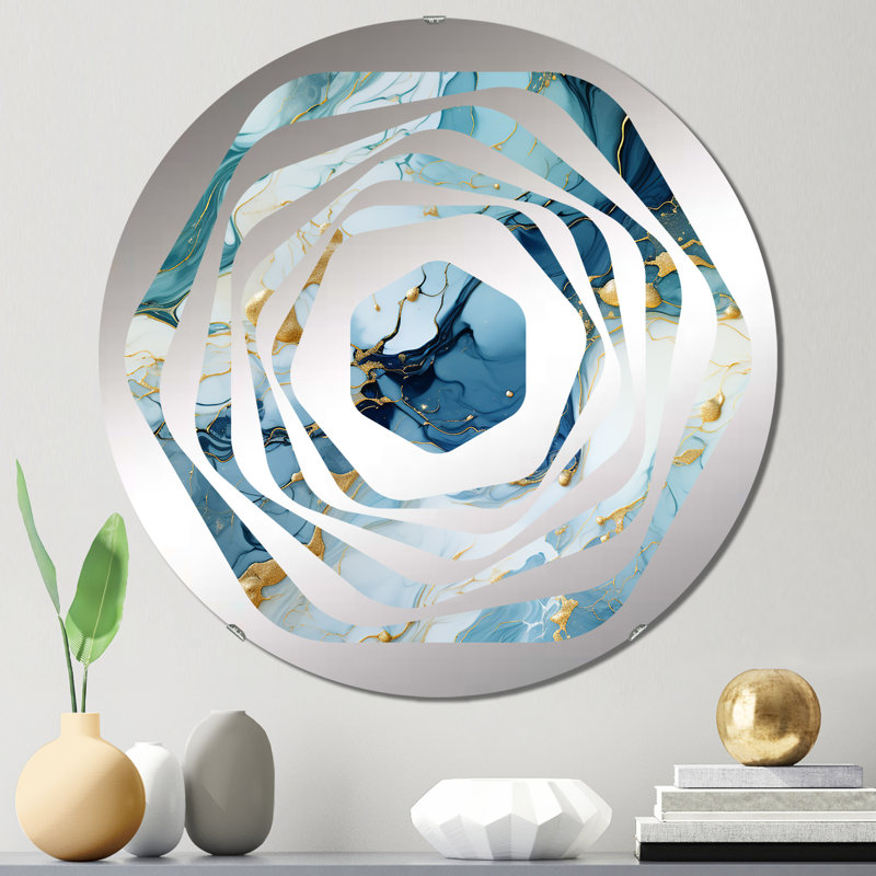 Miroir décoratif Amorphe, 23,6 po x 23,6 po