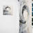 White And Grey Majestic Motion - Abstract Spirals Curtain - Velvet Room Darkening - 1 Panel-107826915
