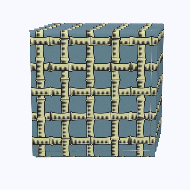 Polyester Geometric Square Napkin