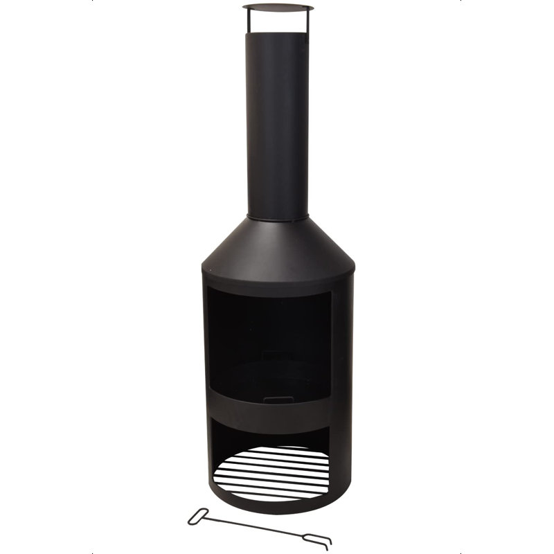 Robersonville Column Wood Burning Smokeless Chimnea