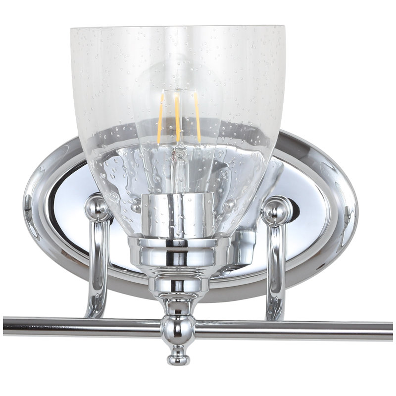 Winkleman Metal/Glass LED Vanity, Chrome, 4