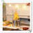 Tabletop Fire Tabletop Fireplace with Flame Guard