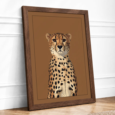 Cheetah Portrait Modern - Print
