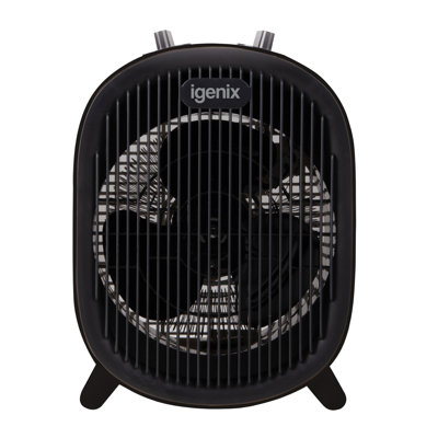 Igenix 2000W Upright Fan Heater Black