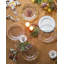 Paquet de 8 plaques de présentation en plastique durables, d'un diamètre de 13 pouces, parfaites pour les tables élégantes et pour protéger la porcelaine fine.-589411493