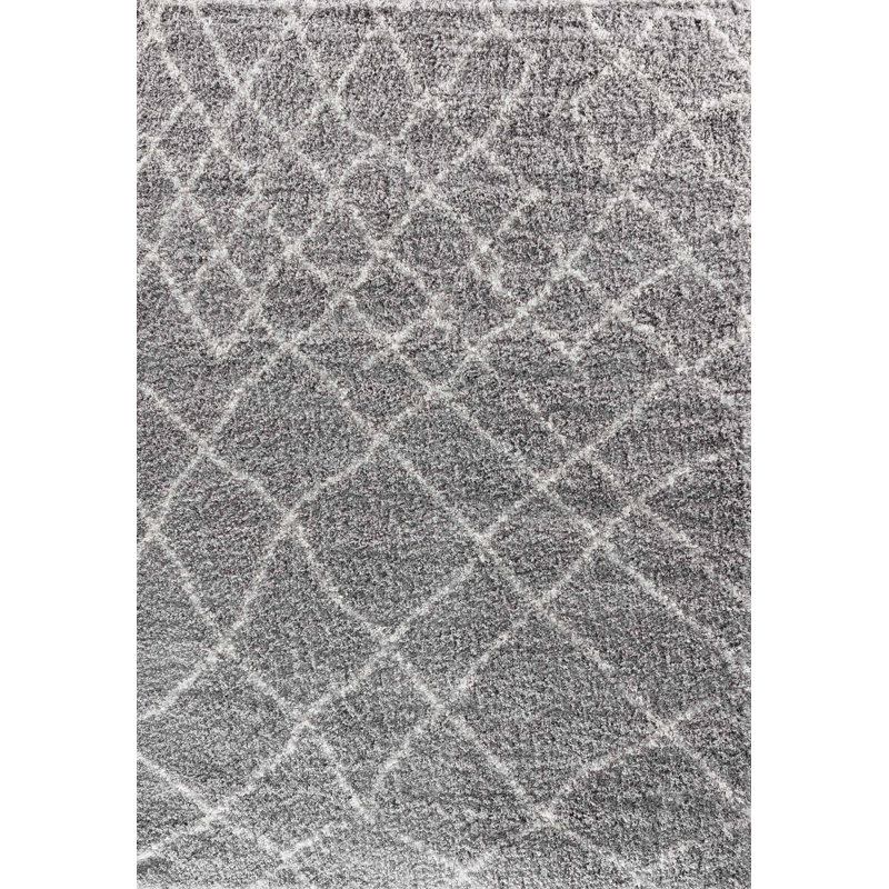 Thorp Geometric Shag Area Rug, Rectangle 120 x 170cm