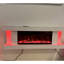 Metro Lane 140cm W White Electric Fireplace