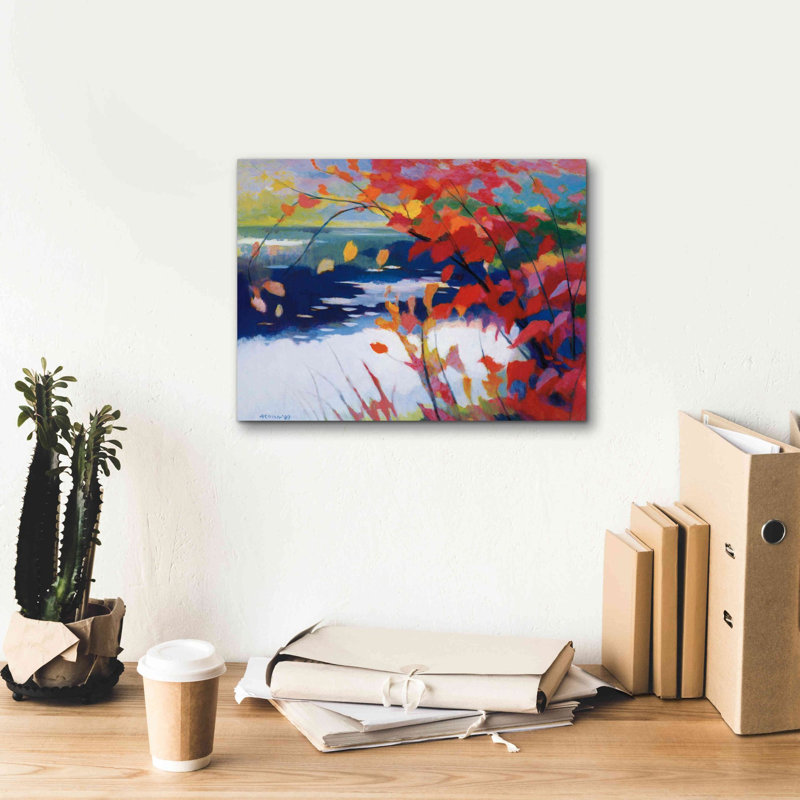 «Afprès Calm» par Tadashi Asoma, art mural sur toile, H 12 po x l 16 po x P 0,75 po