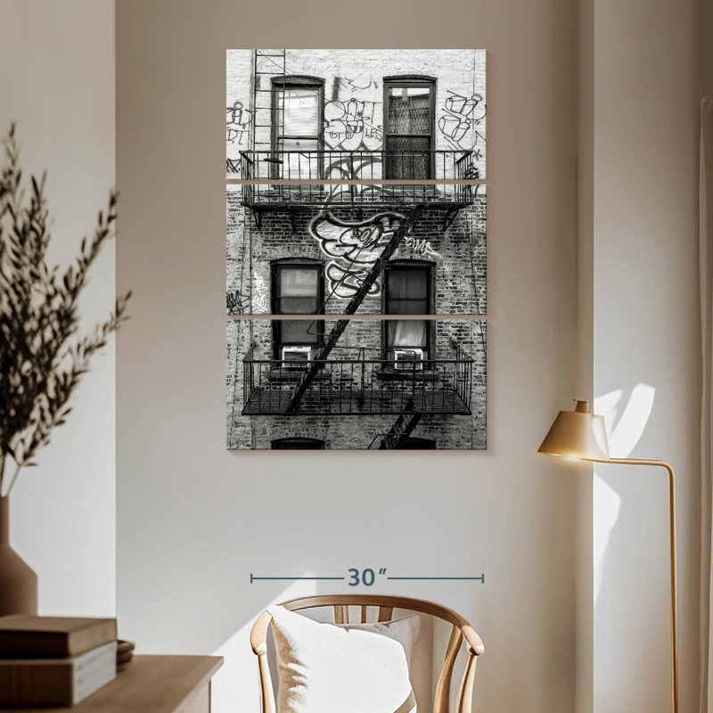 Lilie Urban Manhattan Stairs, H 65 po x l 42 po