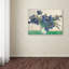 «Irises In A Vase», reproduction sur toile tendue-889280833