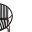 Ensemble de salle à manger d'extérieur moderne 7 pièces avec chaise empilable-2002148487