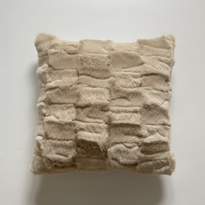 Faux Fur Throw Pillow