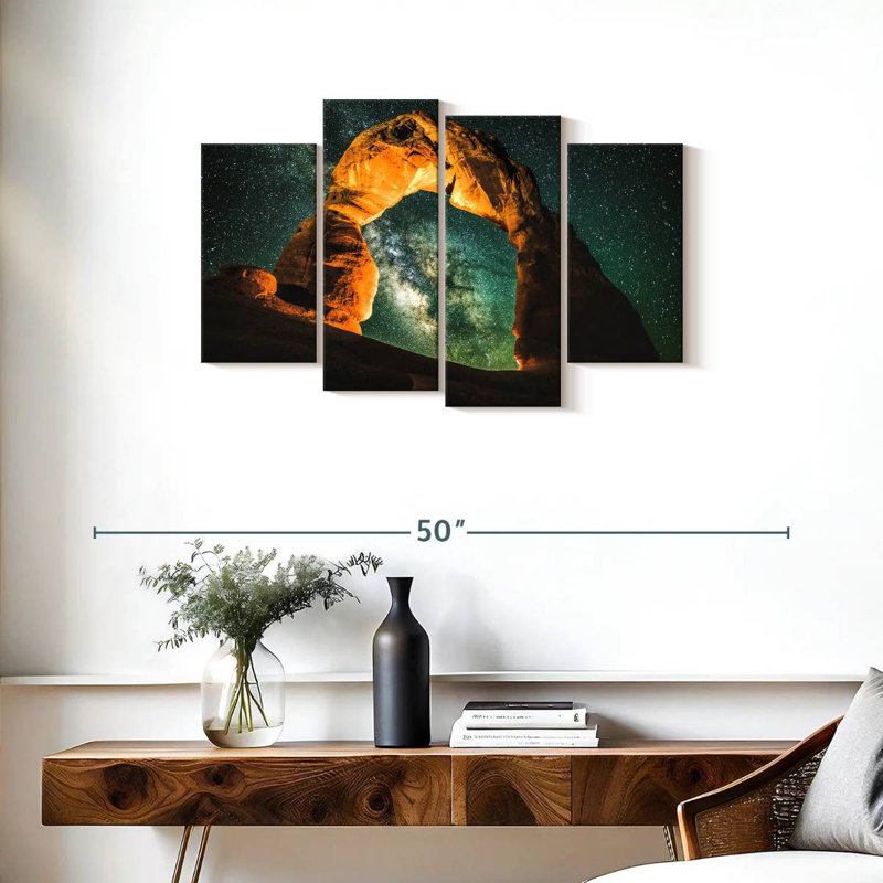 Oberle Delicate Arch Starry Night, 22" H x 36" W