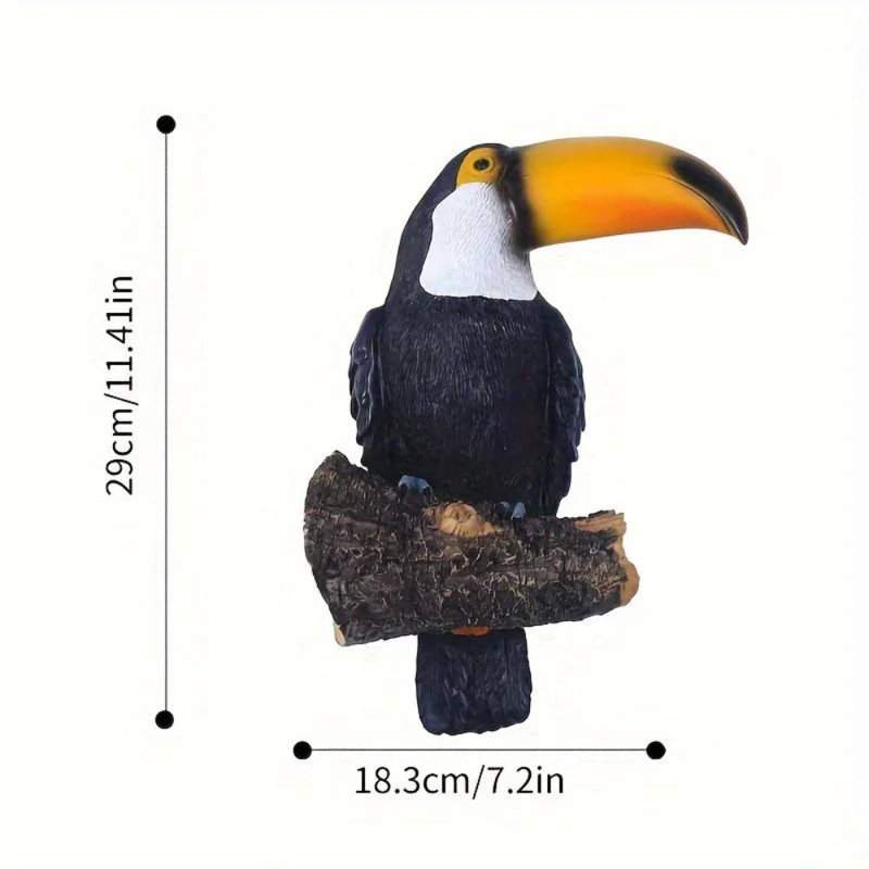Toucan Garden Statue For Indoor & Outdoor Decor