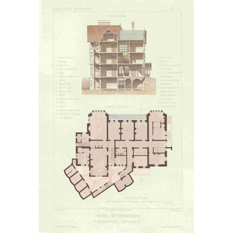 Habitations Modernes VI, H 18 po x l 12 po