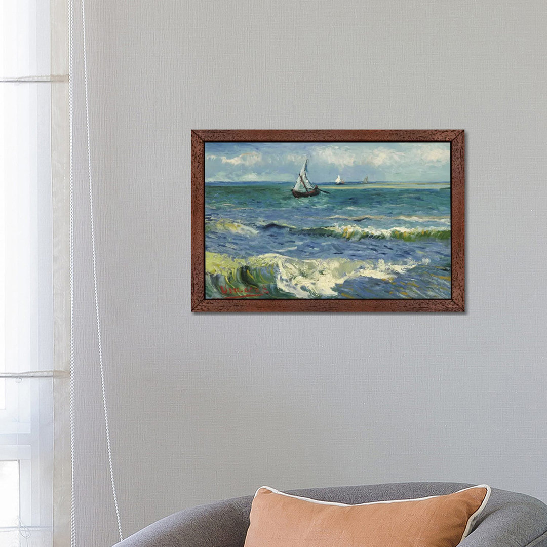 Seascape Near Les Saintes Maries De La Mer by Vincent Van Gogh - Painting on Canvas