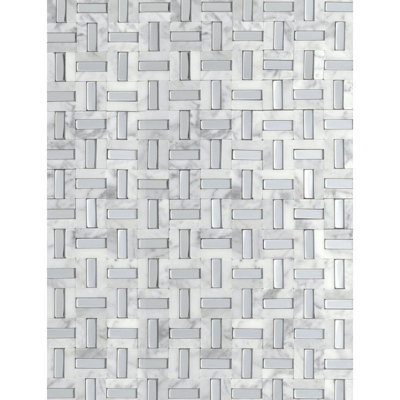 Link™ 12" x 17" Natural Stone Random Mosaic Tile