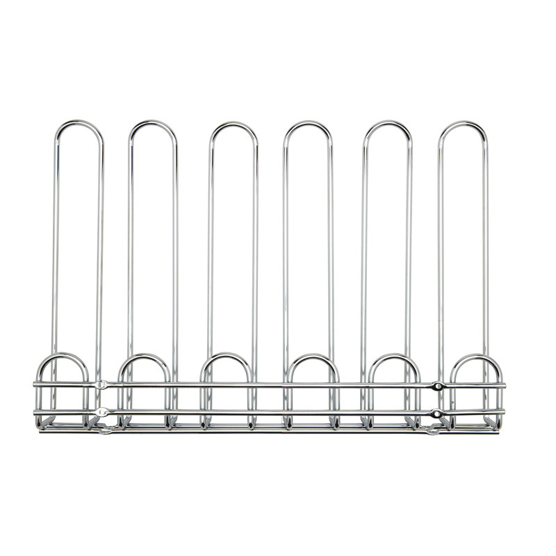Wall Mounted Wine Glass Rack in Chrome