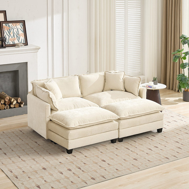 Repose-pieds Cloud Cloud seulement!, Beige