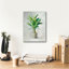 «Greenhouse Palm 2 Chevron Pot» par Danhui Nai, art mural sur toile-415863831