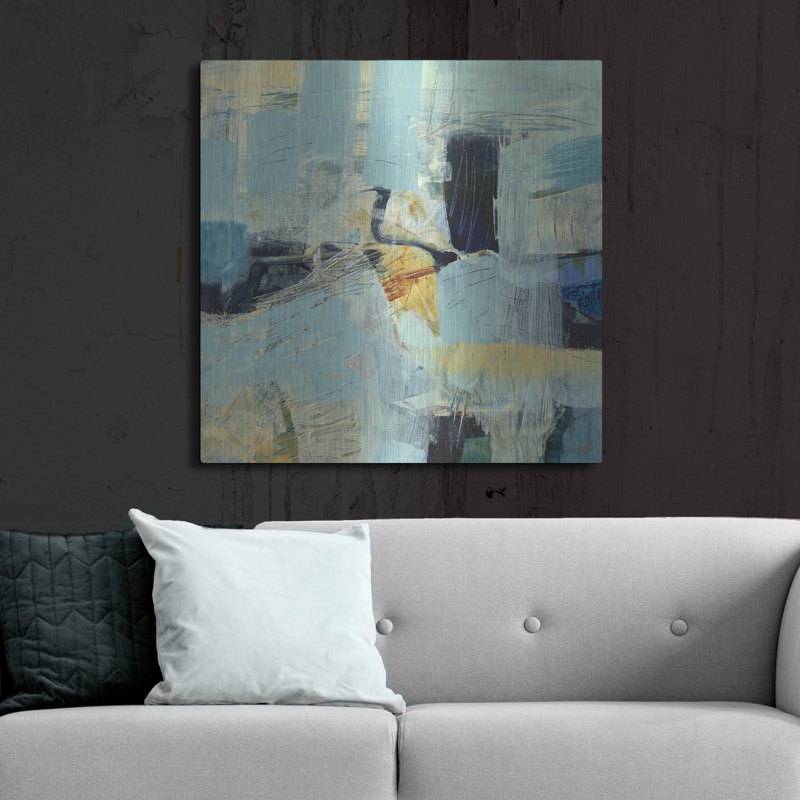 Ivy Bronx «Tideline No 1» par Ann Thompson Nemcosky, art mural en métal, H 36 po x l 36 po