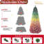 Arbre de Noël en PVC floqué 6 pi 6 pi-85172843