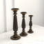 18'' H Wood Tabletop Candlestick-472165292