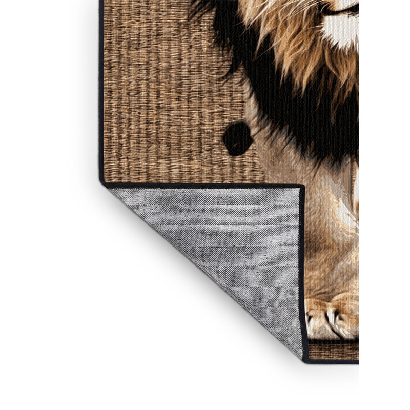  Tapis lavable Cape Lion Big Cats, Rond 3 pi