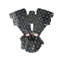2 - Light Flush Mounted Sconce