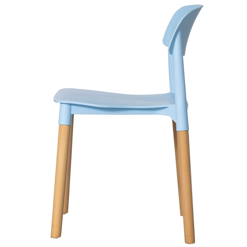 Baleskie 17.75'' H Side Chair, Blue, 4