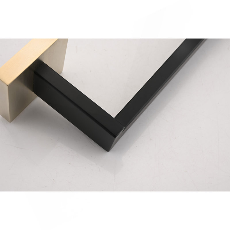 5 - Piece Bathroom Hardware Accessories Set, Gold/Matte Black