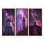 Étoile mauve I - Exploration de l'espace mauve, collection d'impressions sur toile-1013786517-1013786512-1013786522