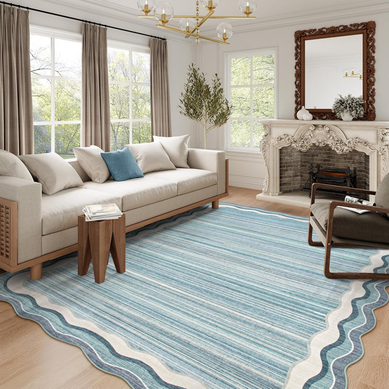 Tapis lavable Tribal, Rectangulaire 8 pi x 10 pi