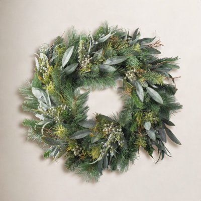 Faux Eucalyptus Silk Wreath