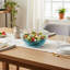 Bol de service transparent en acrylique pour salades, collations et fruits