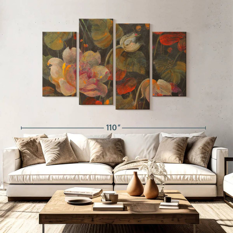 Harnek Night Garden I, 54" H x 84" W