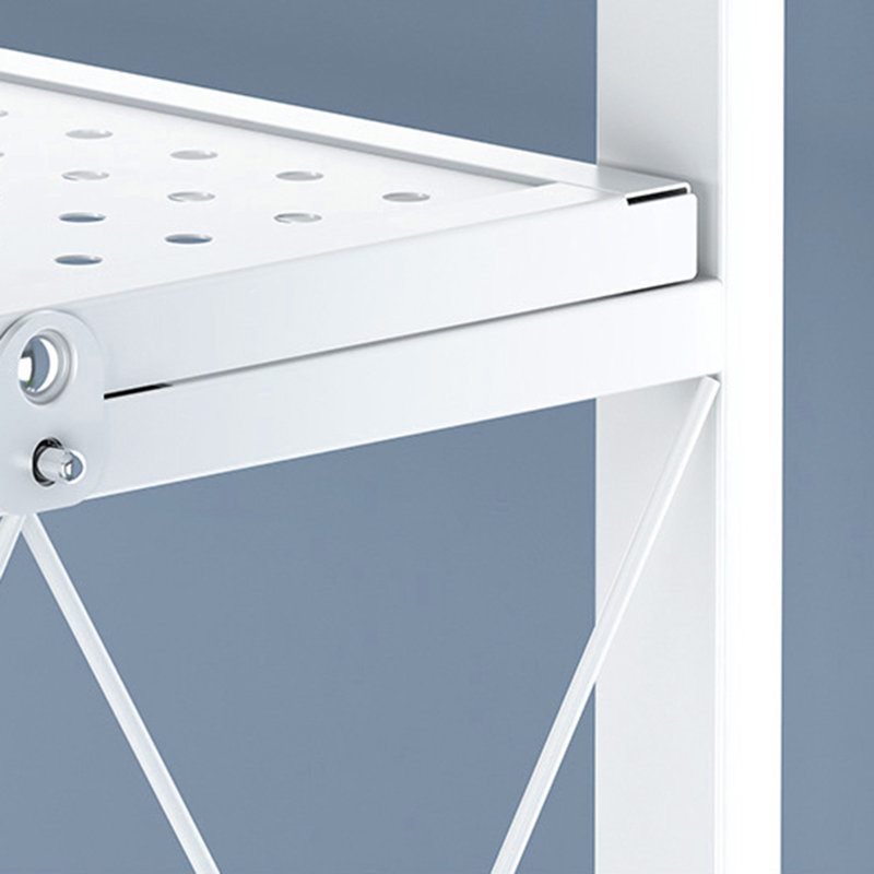 Maclyn 28'' W Metal Storage Rack, White