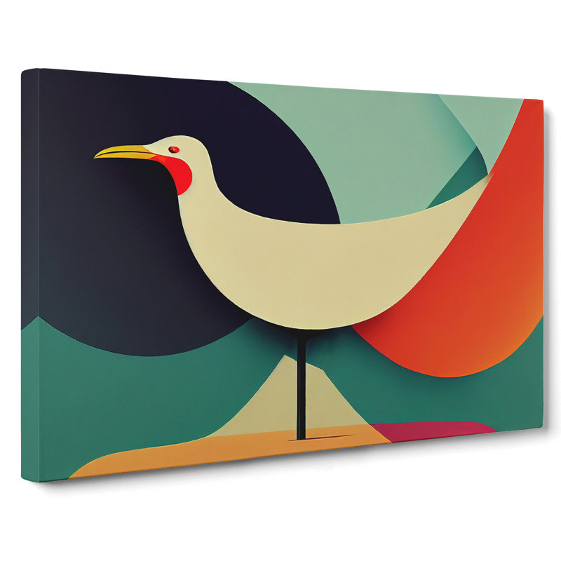Seagull Abstract Vol.1 - Wrapped Canvas, 50cm H x 76cm W x 3cm D