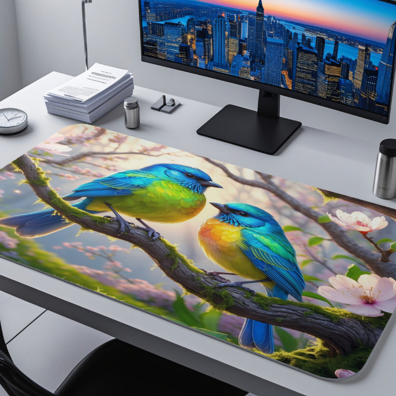 Polyester Desk Pad, 31.5x15.5
