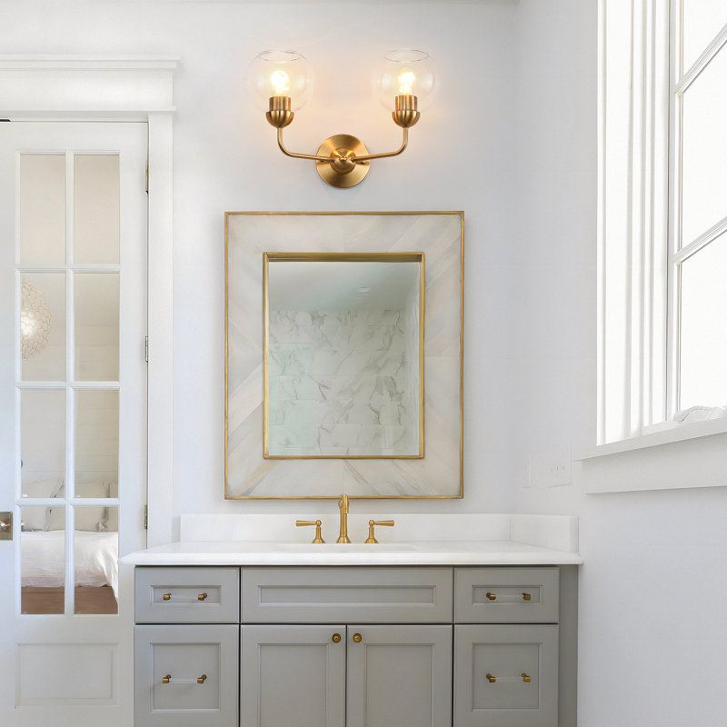  Elkins 2-Light Bathroom Dimmable Vanity Light