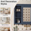 Armoire à pharmacie 35 po x 27,5 po, armoire de rangement murale pour salle de bain, armoire murale avec miroir-120102344