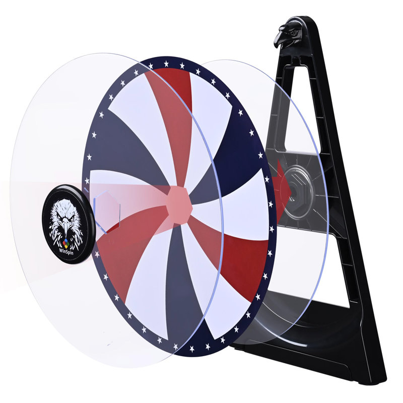 WinSpin, ensemble de 4 gabarits de roue de remplacement pour jeu de roue de 12 po