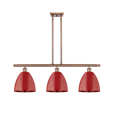 Luminaire suspendu 3 lumières pour îlot de cuisine