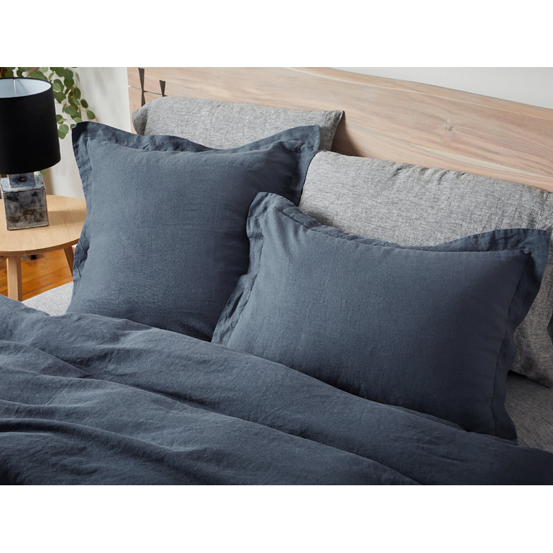 Coyuchi Organic Relaxed Linen Sham, Euro, Doe